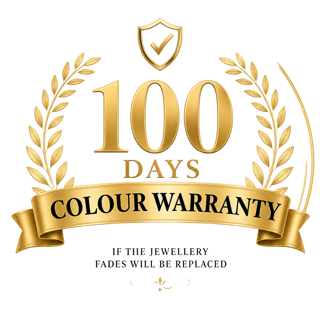 100 days colour warranty by Jzee Jewel